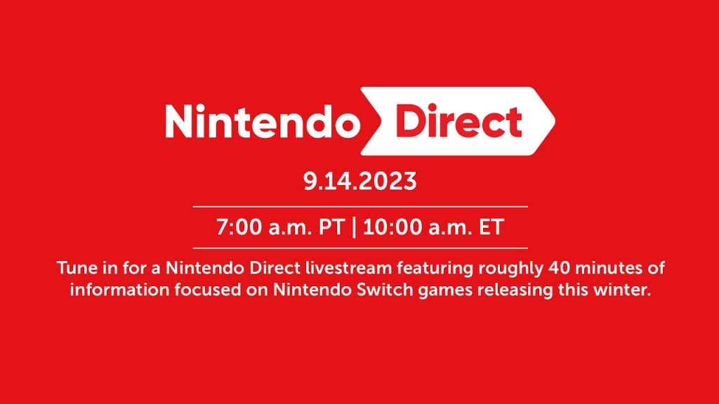 Nintendo Reveals Direct Showcase For Upcoming Switch Game Lineup In Winter