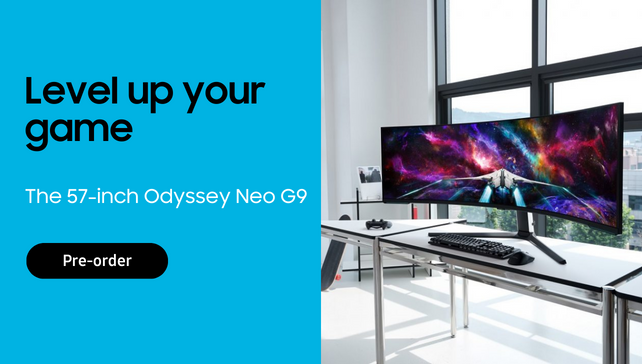 Preorder Samsungs 57 Inch Odyssey Neo G9 Gaming Monitor And Receive 500 In Credit