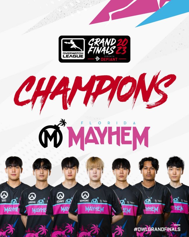 The Florida Mayhem Triumph As The Overwatch League Champions Of 2023