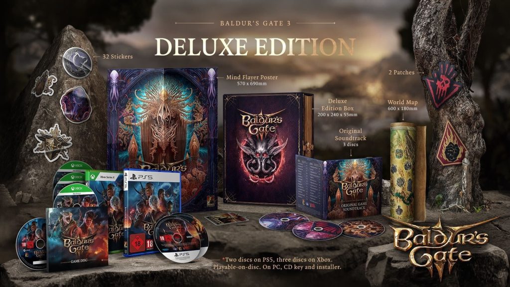 Baldurs Gate 3 Deluxe Edition For Xbox And Ps5 To Be Released On A Massive Number Of Discs