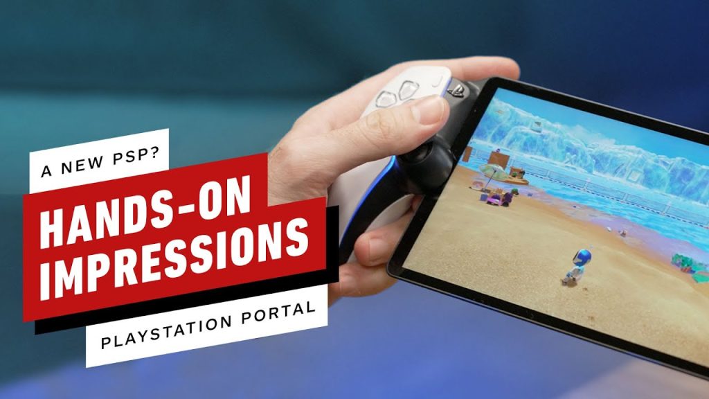 Hands On With Sonys Remote Play Handheld For Ps5 Playstation Portal Impressions