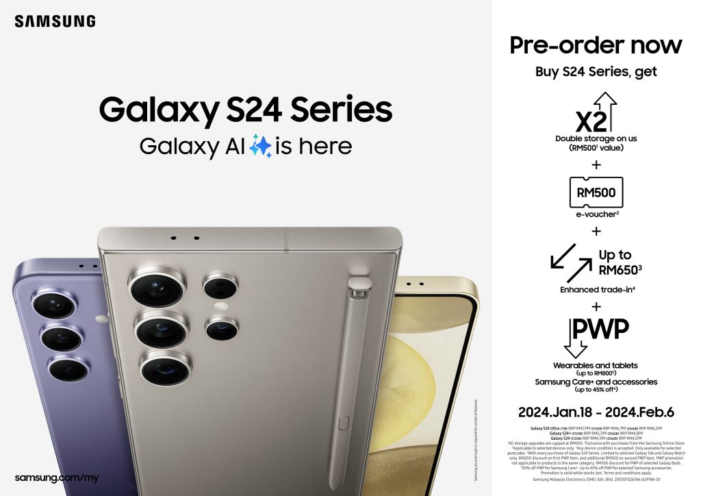 Get Your Preoder Promos On The Galaxy S24 Series Before January 30Th