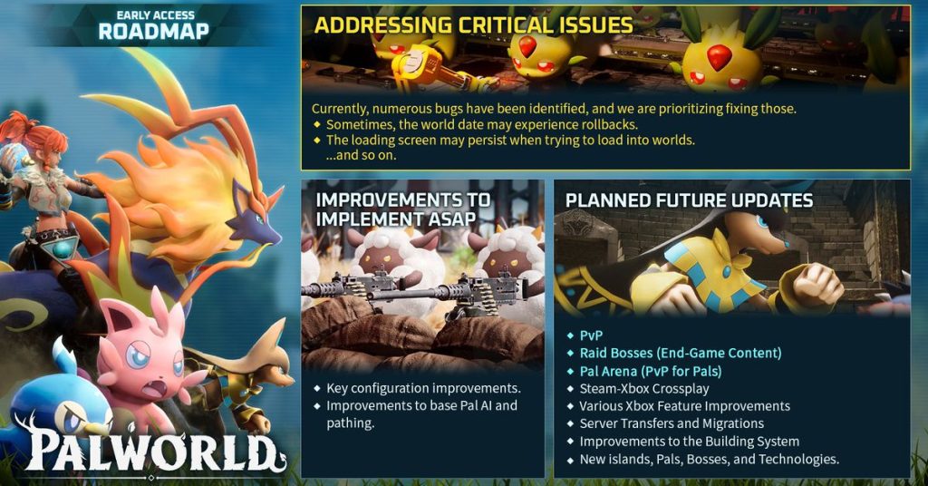 In The Future Palworld Will Feature Raid Bosses Pvp And Crossplay Support