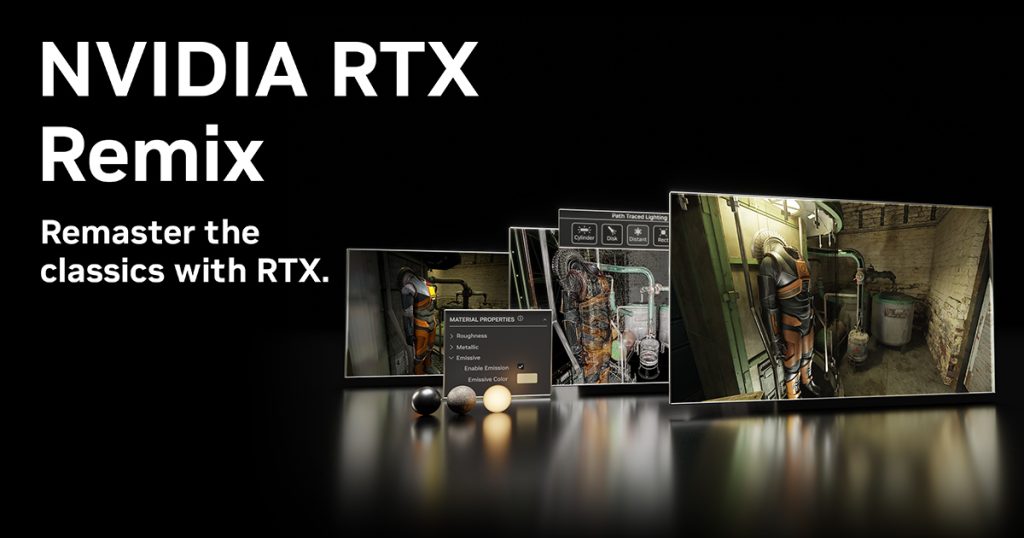 new nvidia rtx remix open beta to introduce ray tracing and dlss mods for legacy games