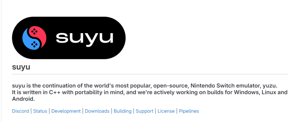 gitlab officially removes suyu a fork of the nintendo switch emulator yuzu