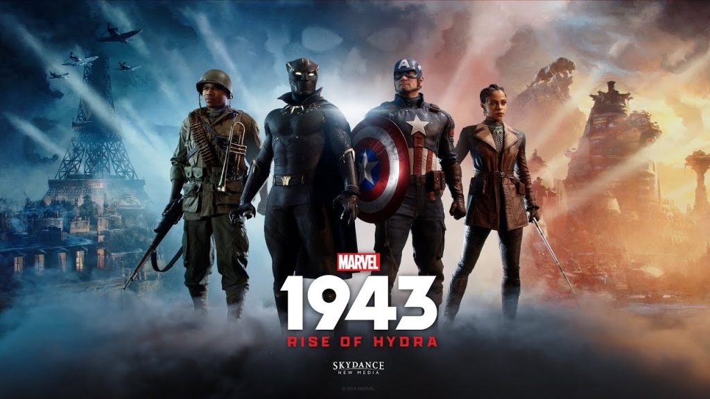 the first trailer for 1943 rise of hydra reveals a face off between captain america and black panther